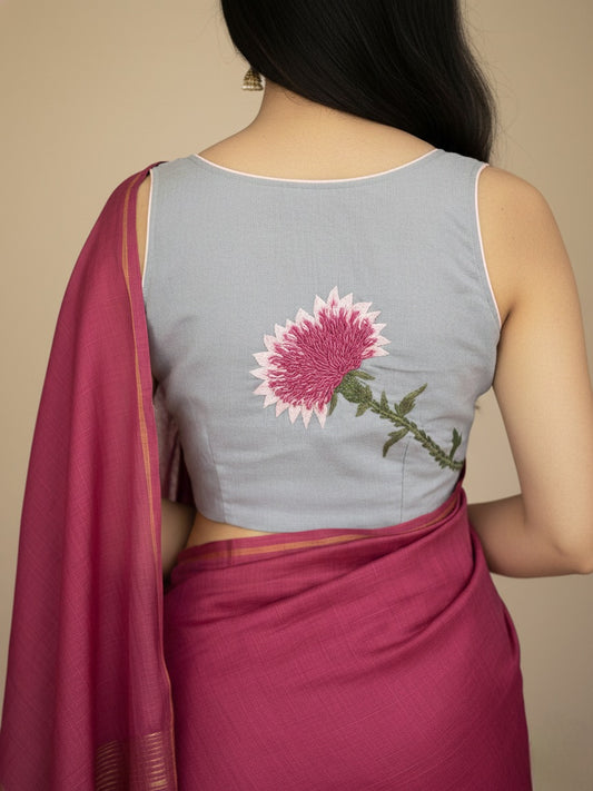 ARANYA BLOUSE - Grey