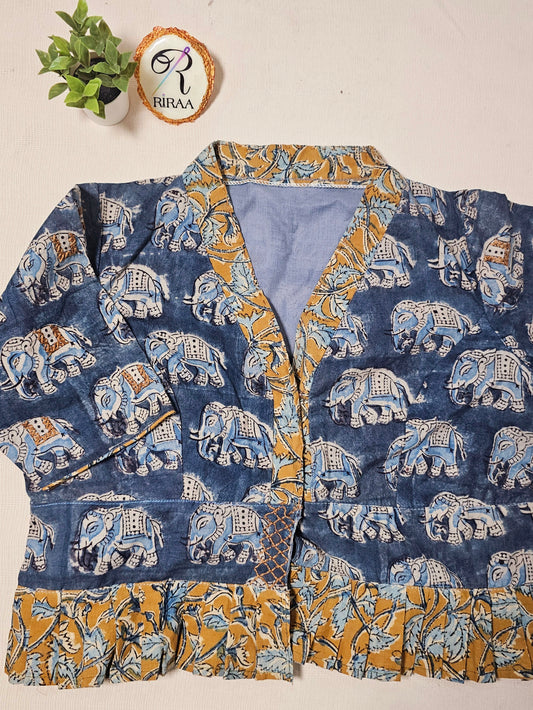 FRILL FUSION BLOUSE
