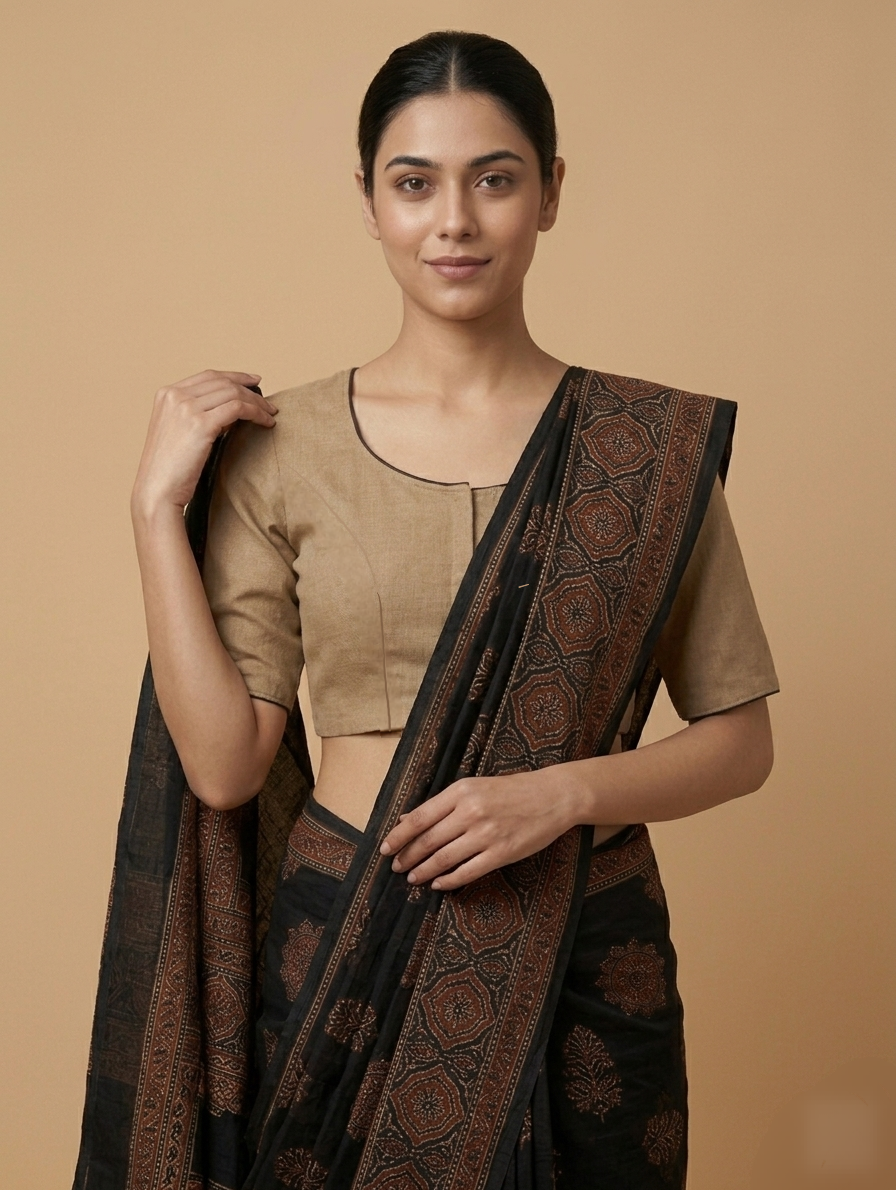 DESERT CARAVAN BLOUSE - Sand Beige