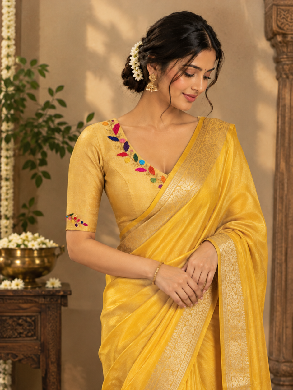 RANGRIMA BLOUSE - Gold