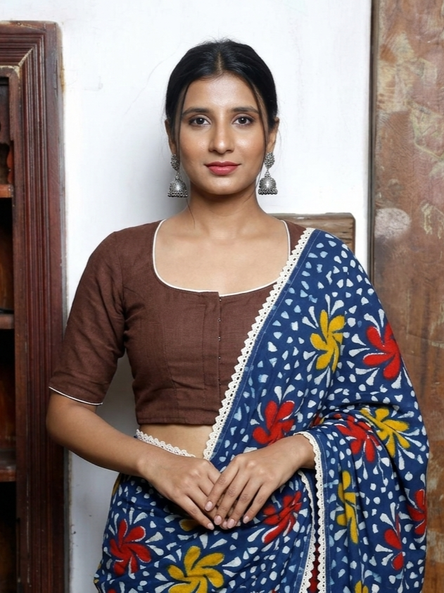 DESERT CARAVAN BLOUSE - Brown