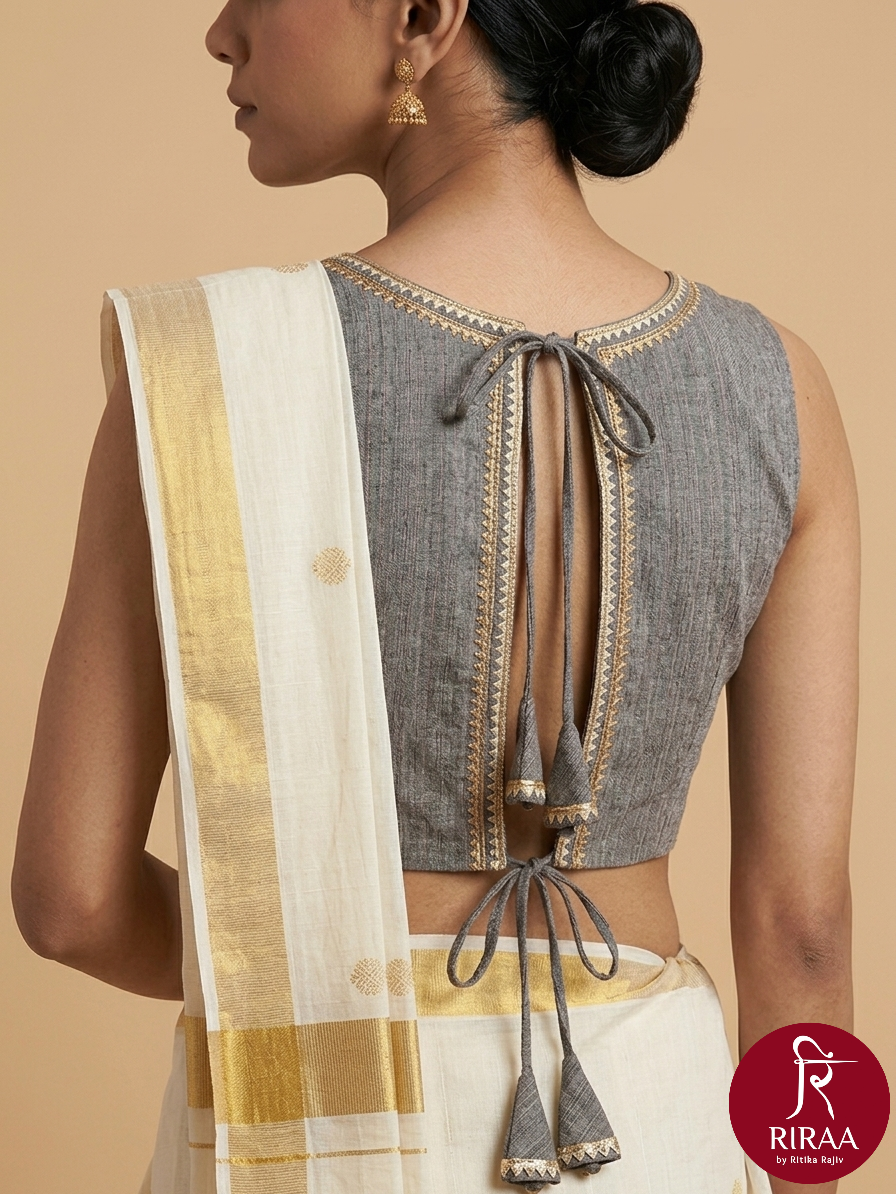 Trishna Blouse - Grey